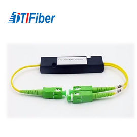 Bộ chia sợi quang PLC loại ABS Ứng dụng hệ thống Singlemode 1X2 FTTX
